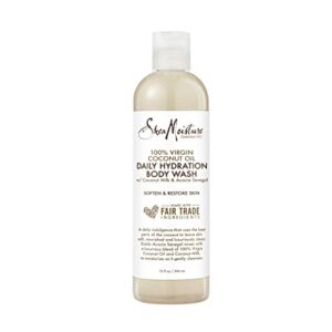 100% Virgin Coconut Oil Hydration Bubble Bath and Wash 16 oz Moisturizing Formula for Soft Skin