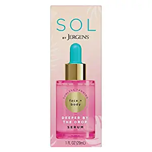 Jergens SOL Natural Glow Face and Body Self Tanning Drops 3.3 oz