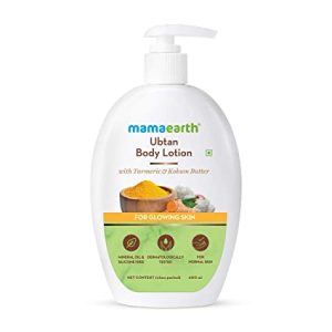 Mamaearth Ubtan 400ml Body Lotion with Turmeric and Kokum Butter Hydrating Formula