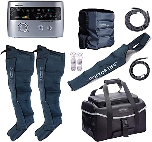 Dr. Life LX7max Full-Body Compression System 10-Bag Recovery Kit for Enhanced Muscle Recovery