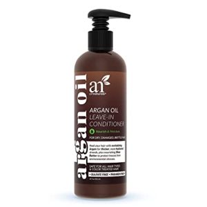 Argan Oil Leave-In Conditioner 12 Fl Oz for All Hair Types Hydrating Formula