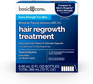 Minoxidil Topical Solution 5% for Hair Regrowth 60 mL Bottle