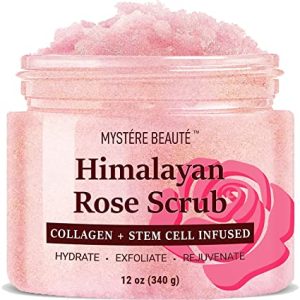 Nourishing 12 oz Himalayan Salt Scrub with Collagen and Stem Cells