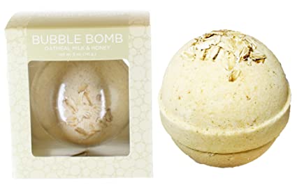 Oatmeal Milk Honey Bath Bomb for Women 6 oz Relaxing Bath Soak