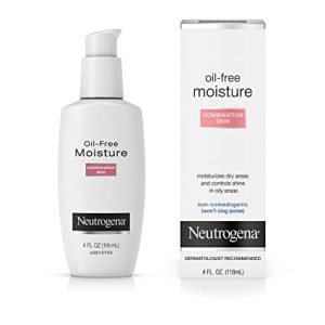Neutrogena Oil-Free Moisturizer for Combination Skin, 4.2 oz Hydrating Lotion, Normal to Oily