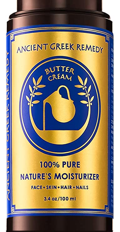 Organic Almond Face and Body Butter Cream 8 oz for Deeply Hydrated Skin