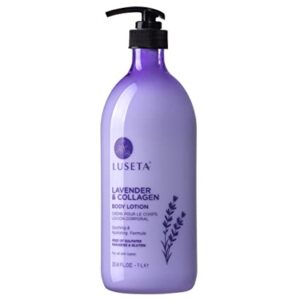 Collagen Lavender Skin Tightening Moisturizing Lotion, 33.8 oz Bottle