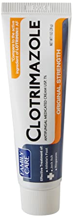 Family Care 1% Clotrimazole Anti-Fungal Cream for Skin Infections