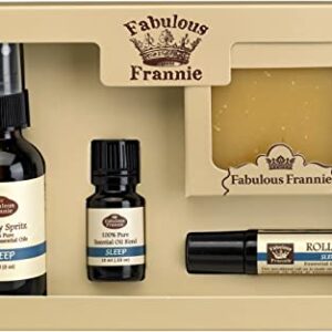 Frannie Wellness Sleep Kit with Natural Pure Essential Oils for Relaxation and Sleep Support 8ml