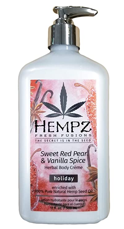 Hempz Sweet Red Pear & Vanilla Holiday Body Creme 8 fl oz