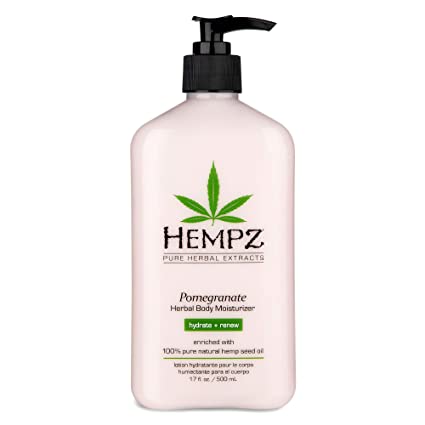 Hempz Pomegranate Body Moisturizer: 17 oz, Paraben-Free Lotion
