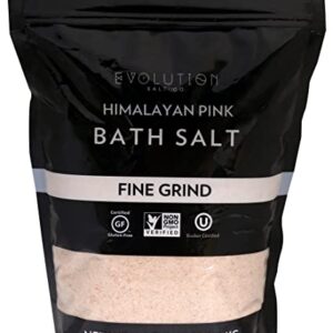 Evolution Salt 100% Pure Himalayan Pink Bath Salt for Detoxifying Soaks