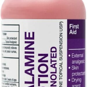 Humco 8 oz Calamine Lotion for Soothing Itch Relief and Gentle Skin Care