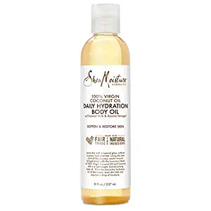 Hydrating Coconut Body Oil, Paraben-Free, 8 oz