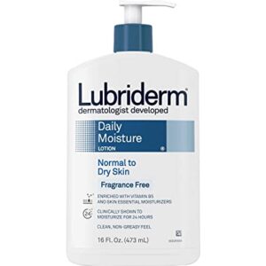 Unscented Hydrating Body Lotion for Dry Skin, Pro-Vitamin B5 Enriched, 16 oz Size
