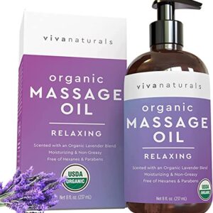 Lavender Scented Organic Massage Oil for Couples