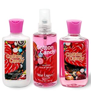 Luxury Bath & Body Care 5-Piece Travel Set for On-the-Go Use with Lotion