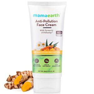 Mamaearth Turmeric Anti-Pollution Face Cream for Radiant, Bright Skin 50ml