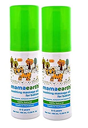 Mamaearth Natural Massage Oil Combo for Babies 100ml
