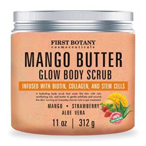 Mango Biotin Body Scrub with Butter Exfoliator