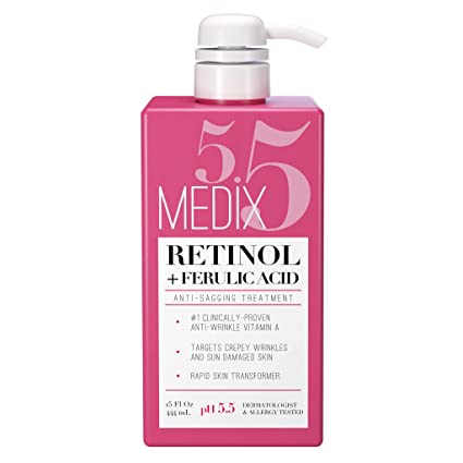 Medix 5.5 Retinol Body Lotion & Cream for Crepey Skin