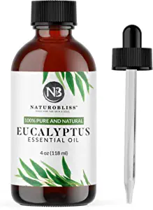 NaturoBliss Eucalyptus Essential Oil 4oz Therapeutic Grade for Aromatherapy