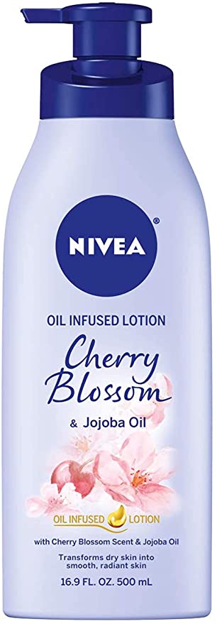 NIVEA Oil Infused Lotion: Hydrates and nourishes skin.