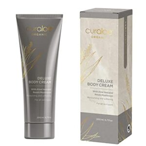 Soothing Organic Aloe Vera After Sun Body Cream 200ml