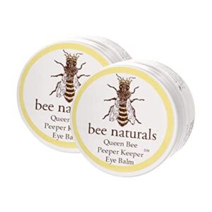 Queen Bee Naturals Eye Balm for Reducing Crows Feet 1oz Jar