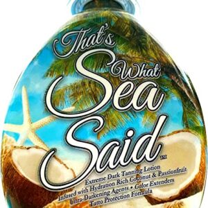 Sea Said Tanning Accelerator for Indoor/Outdoor UV Beds ? White