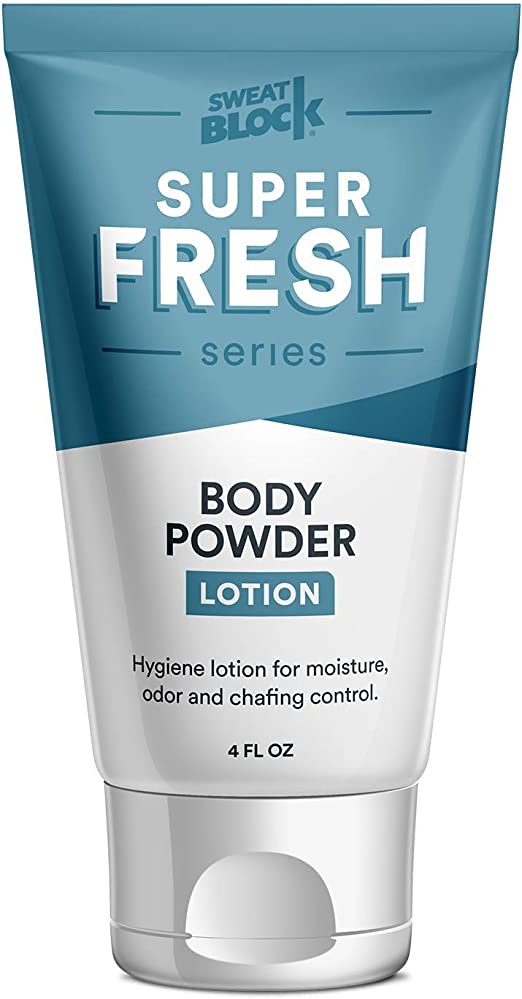 SweatBlock Body Powder Lotion ? Talc Free