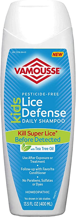 Vamousse Daily Defense Shampoo: Head Lice Protection