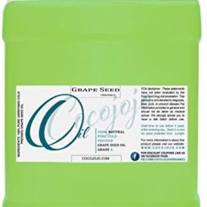 1 Gallon Grape Seed Oil - Large Capacity Refill for Cooking and Skincare