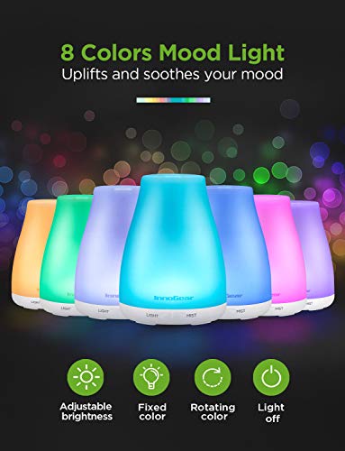 300ml Aromatherapy Essential Oil Diffuser with Spa Vapor Function - Image 5