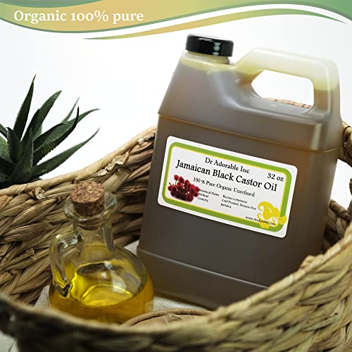 Nourishing Black Castor Oil for Hair Growth and Skin Hydration 8oz - Image 2