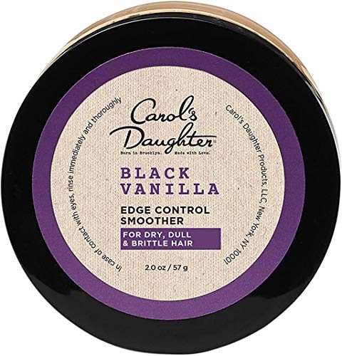 Secret Black Edge Control Hair Gel 4 oz for Smooth Edges and Flyaways