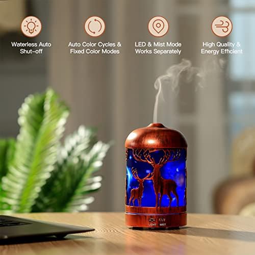 3D Gala Aromatherapy Essential Oil Diffuser 500ml Capacity - Image 2