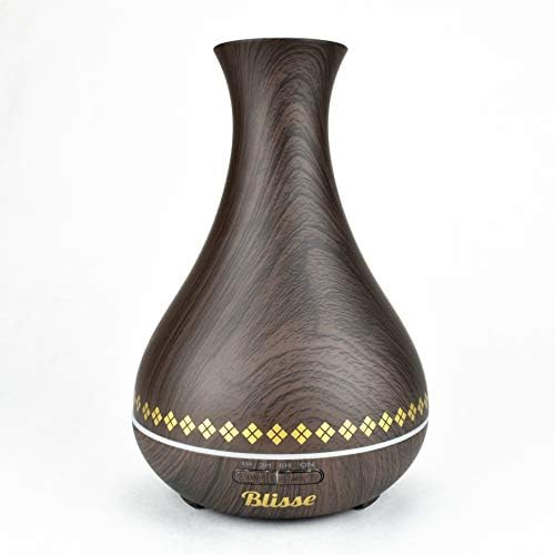 400ml Wood Grain Vase Oil Diffuser