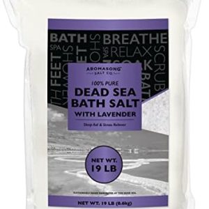 Spa Naturals Lavender Relaxing Bath Salt for Soothing Soaks 20 oz