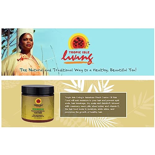 Tropic Isle Living 4oz Black Castor Oil for Hair Growth and Health - Image 6