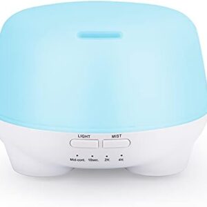 New 500ml Ultrasonic Aroma Diffuser and Humidifier for Home Office