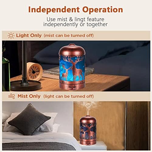 3D Gala Aromatherapy Essential Oil Diffuser 500ml Capacity - Image 4