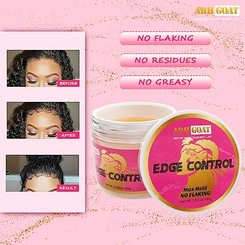 Adan Strong Hold Edge Control Gel 4 oz for Sleek, Defined Edges - Image 3