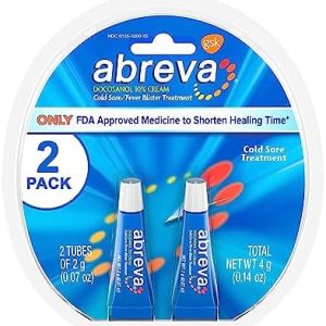 Abreva Cold Sore Treatment Lip Balm 0.07 oz