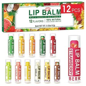 Pure 100% Natural Ingredients Lip Balm 0.15 oz Moisturizing Nourishing Condition