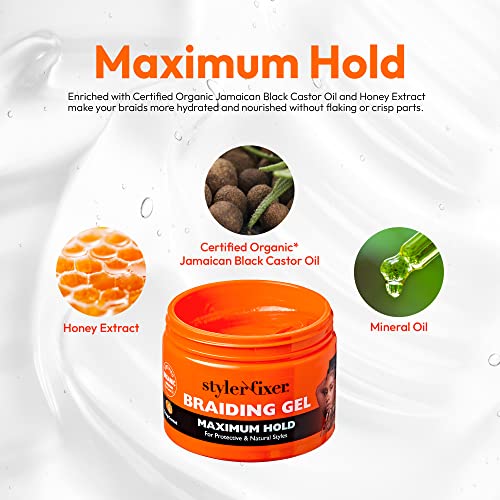 Extra Hold Hair Gel for Smooth, Sleek Styles - 4 Ounce Size - Image 3