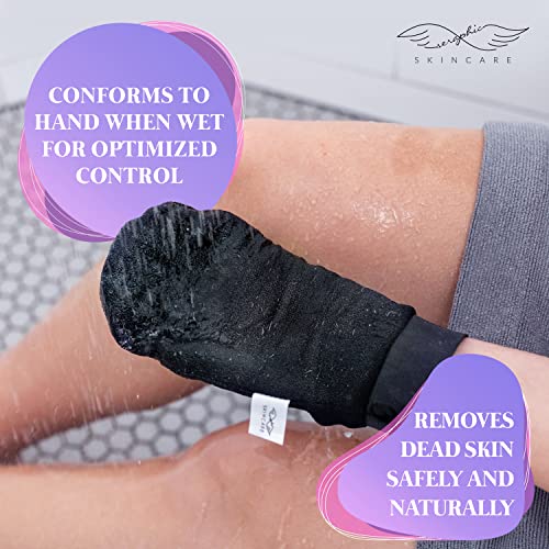 Exfoliating Korean body scrub mitt for smooth skin. - Image 2