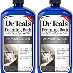 16oz Charcoal Detoxifying & Refreshing Bath Salt For Soothing Skin