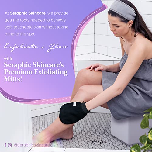 Exfoliating Korean body scrub mitt for smooth skin. - Image 7