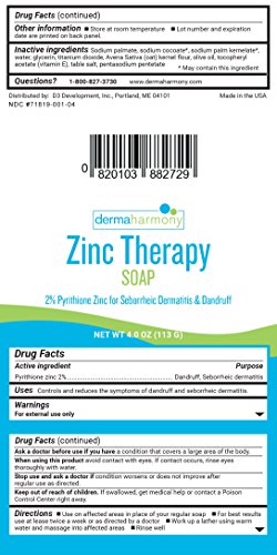 2% Zinc Soothing Body Wash for Sensitive Skin 16oz - Image 2
